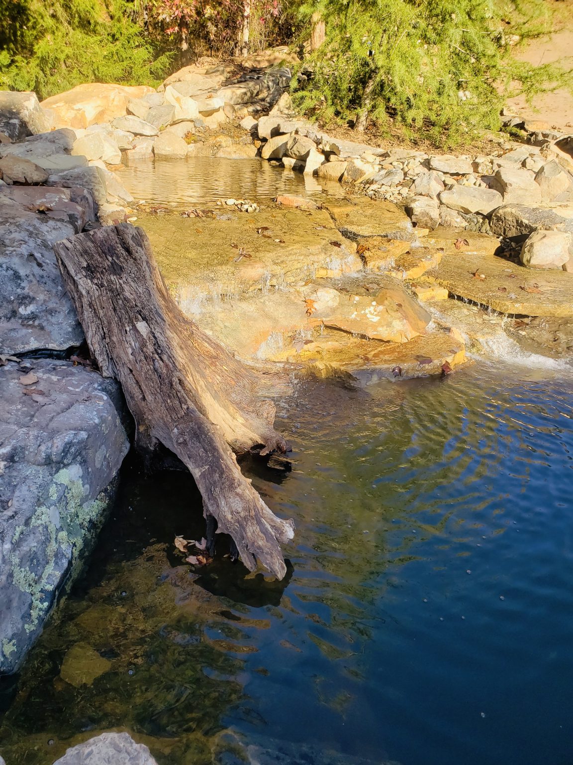 water features, pond, water feature with waterfall, water feature with stone
