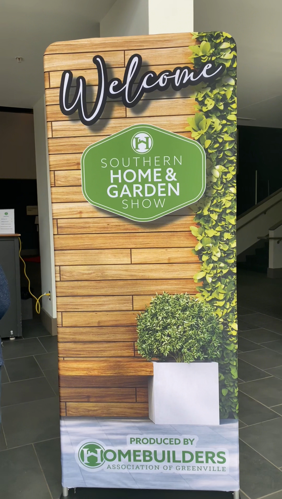 2024 greenville sc southern home and garden show sign