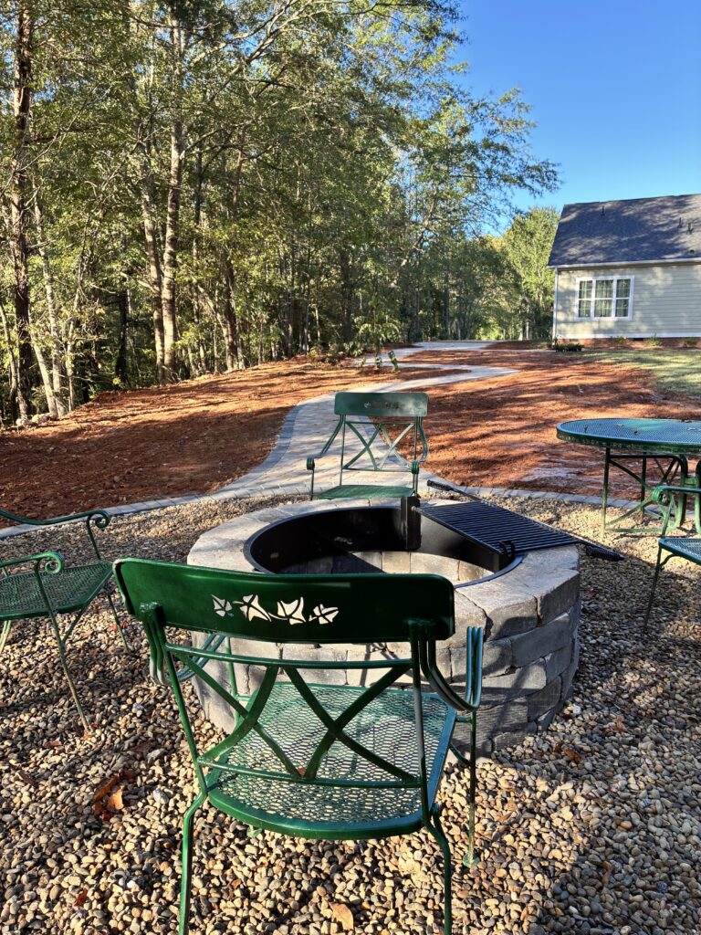 hardscaping, stone patio, stone walkway, flagstone, pavers