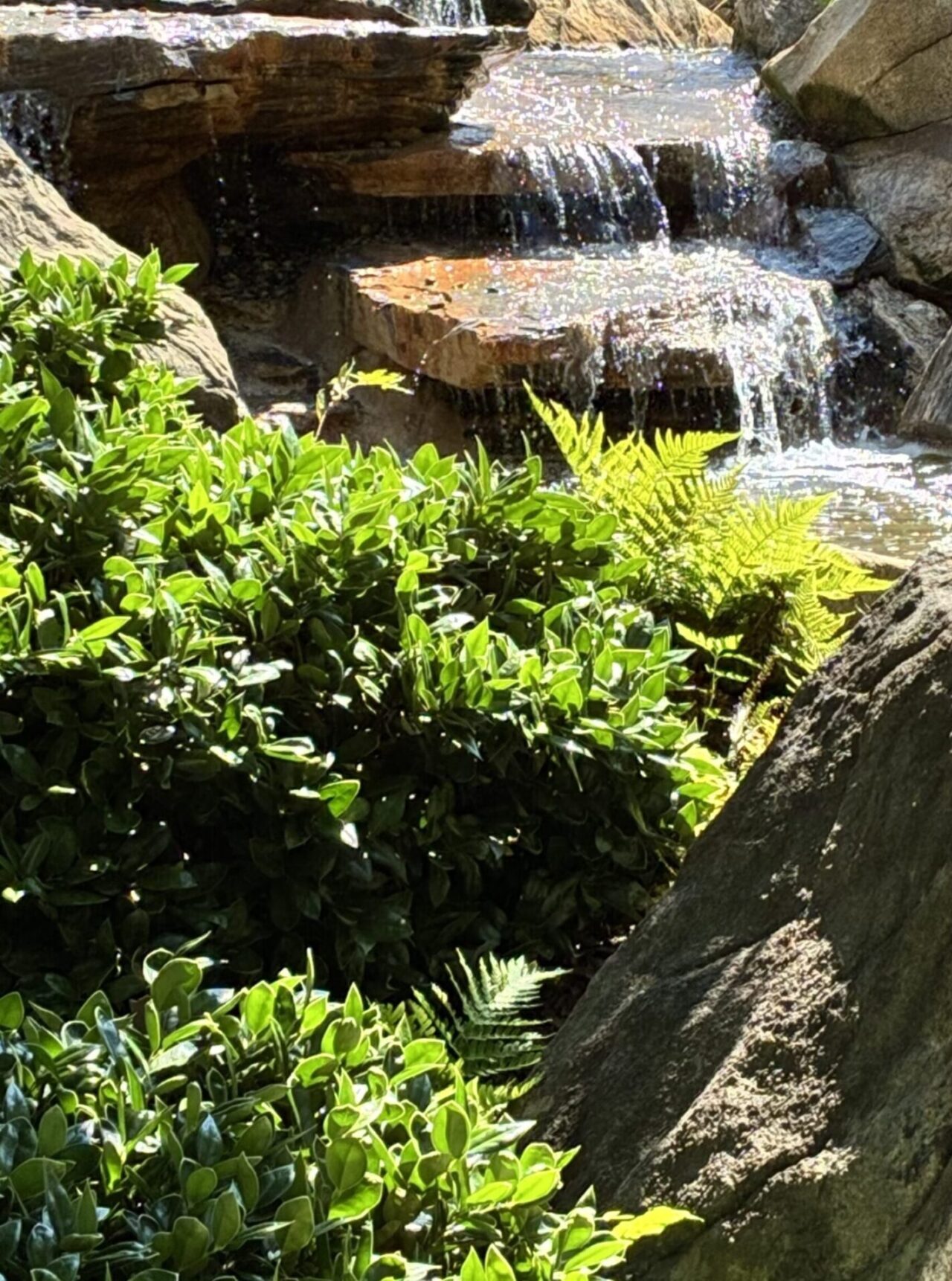 water feature, waterfall
